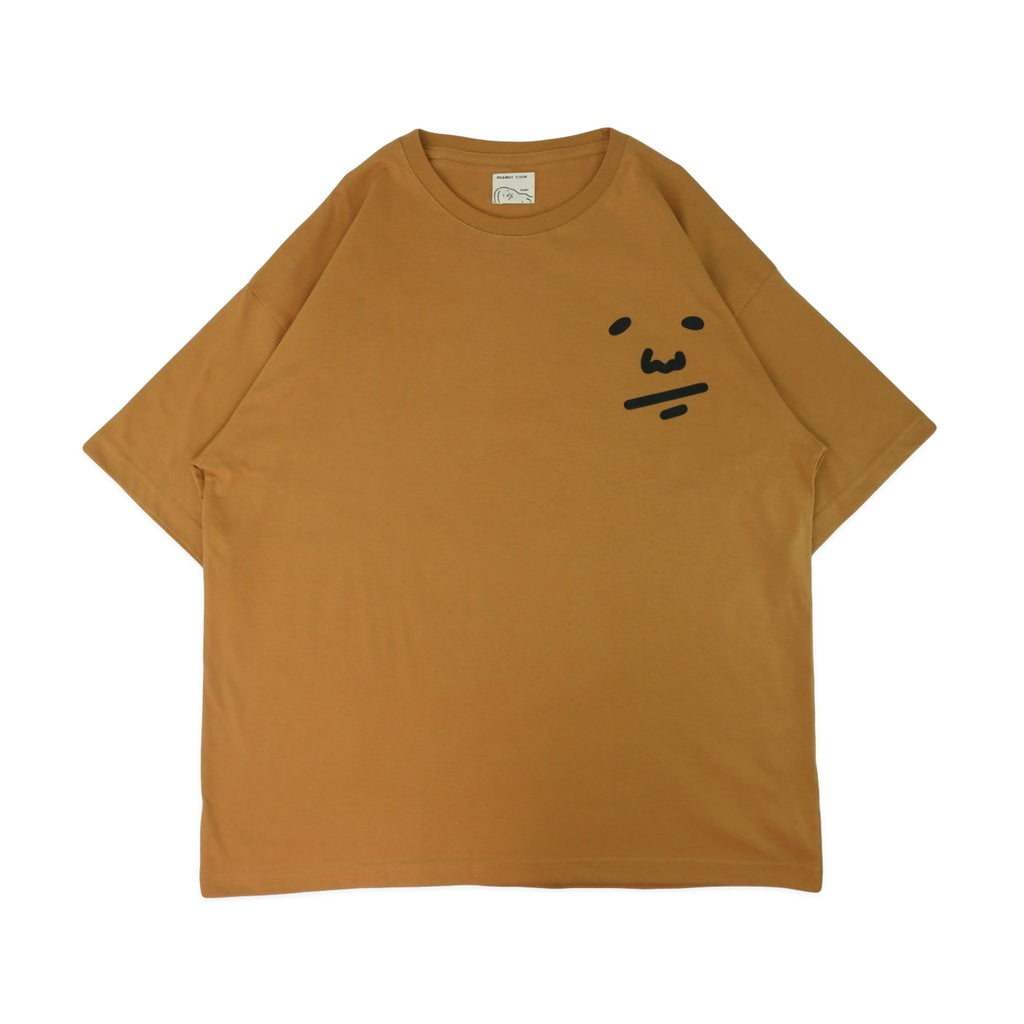 Oversized Tshirt Peanut Face Brown Peanut Stain | Kaos | Unisex