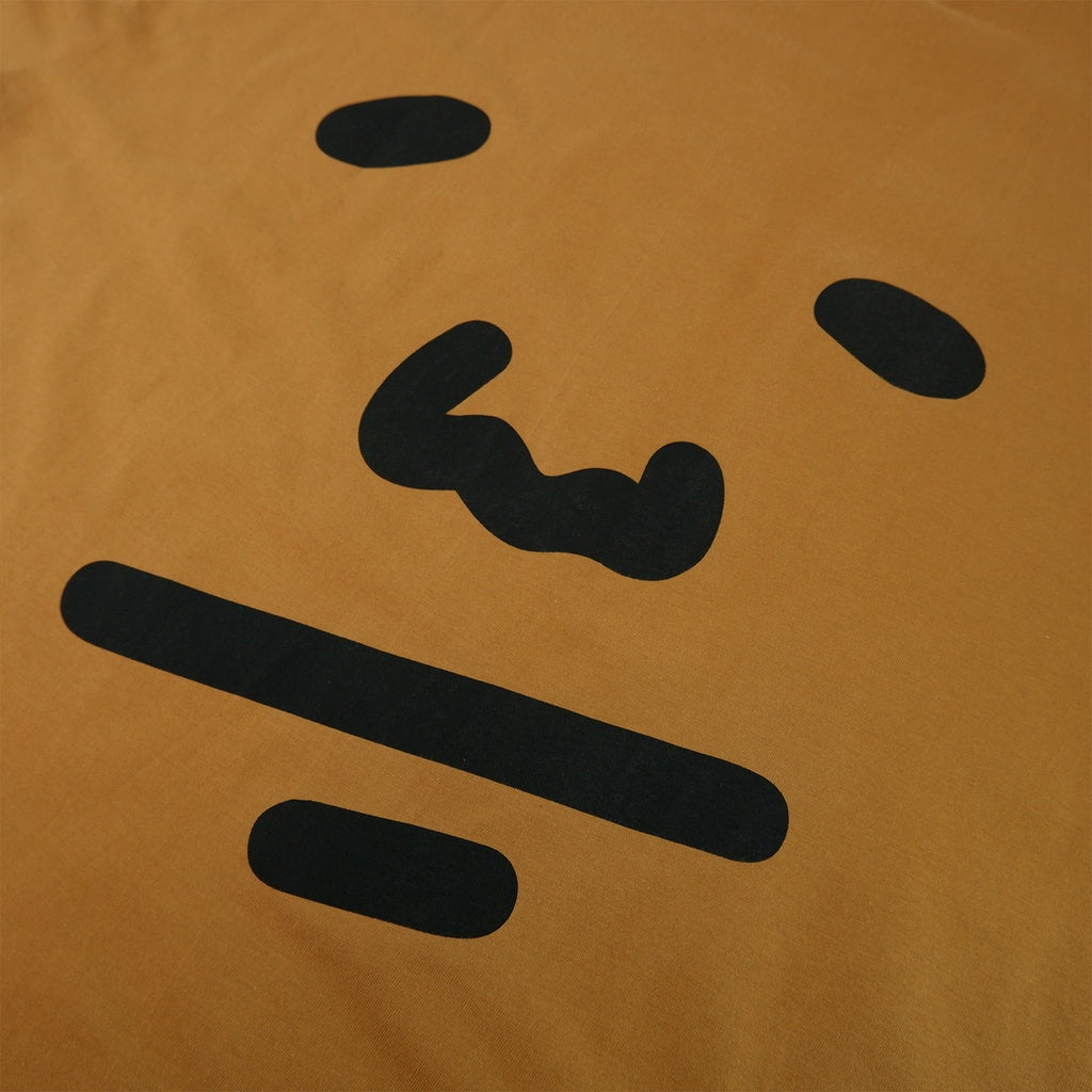 Oversized Tshirt Peanut Face Brown Peanut Stain | Kaos | Unisex