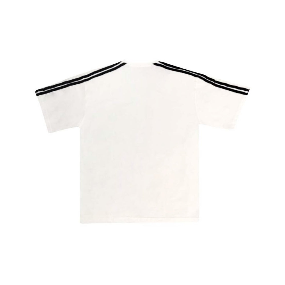 Oversized Tshirt 4 Stripes Arm Ivory Peanut Stain | Kaos | Unisex