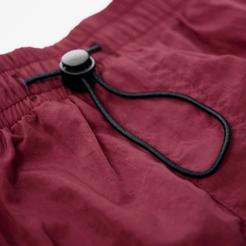 Shorts Nut Running Maroon Nylon Peanut Stain | Celana Pendek | Unisex