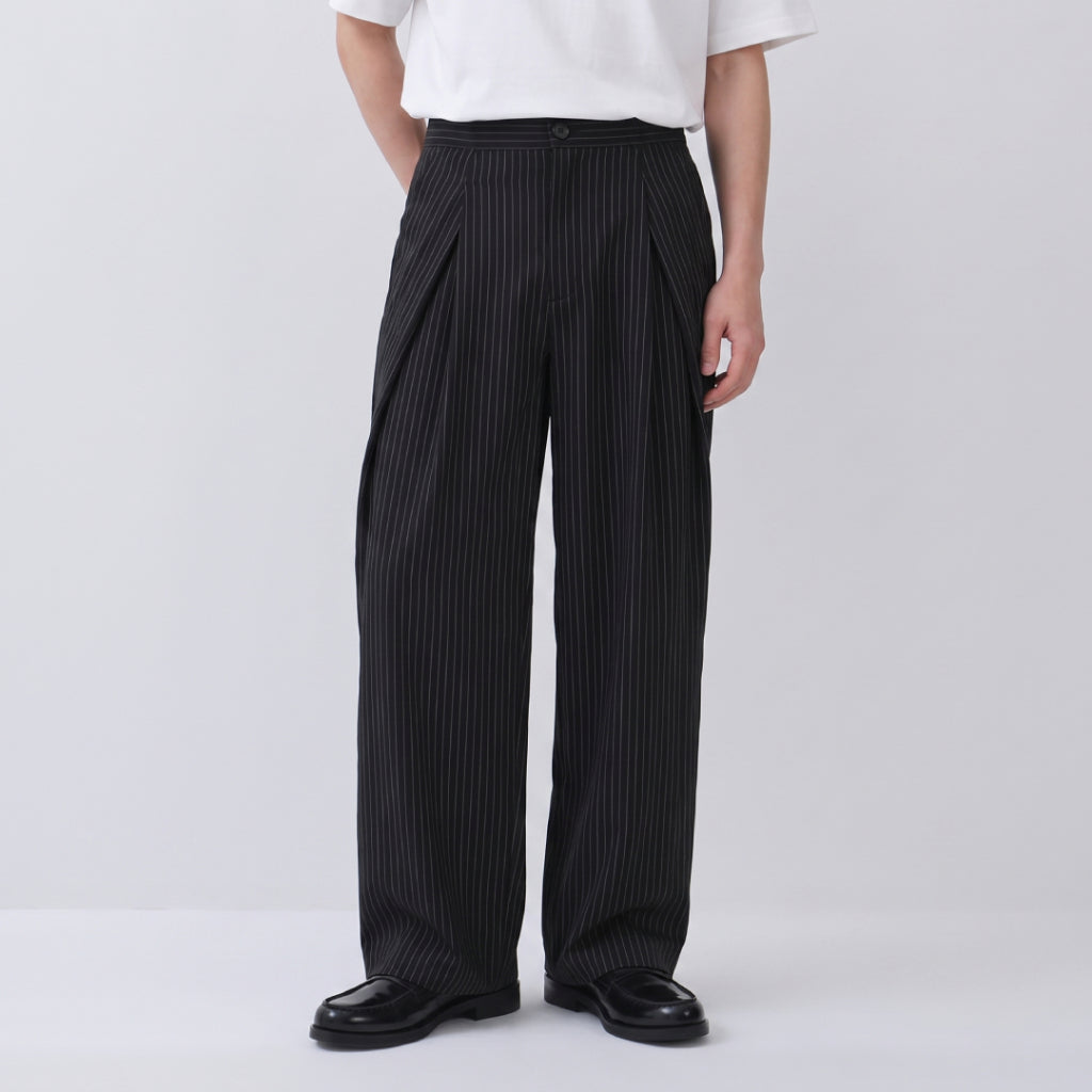 Slacks Diagonal Striped Outside Work Hours | Celana Panjang | Unisex