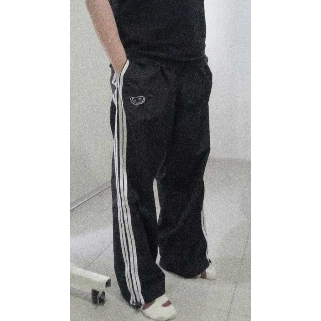 Long Pants Nut Running Black Nylon Peanut Stain | Celana Panjang | Unisex