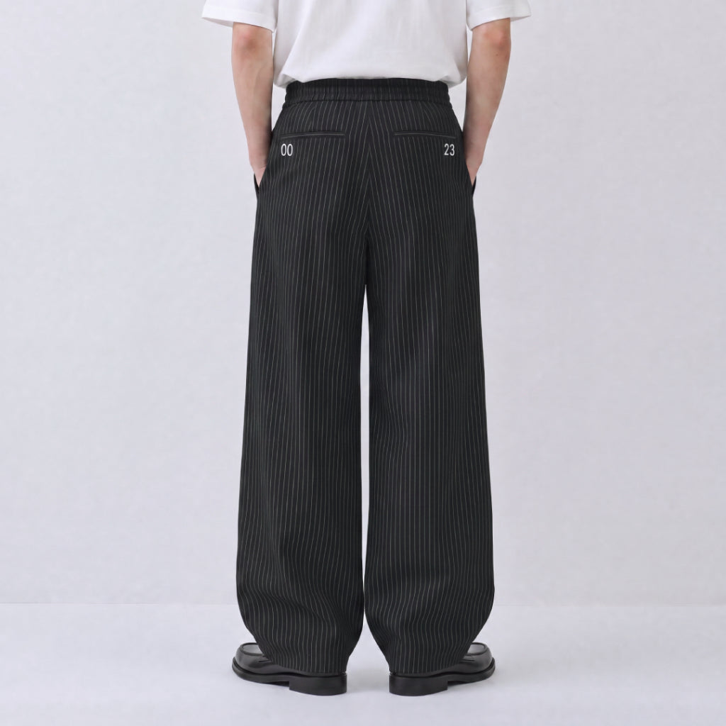 Slacks Diagonal Striped Outside Work Hours | Celana Panjang | Unisex