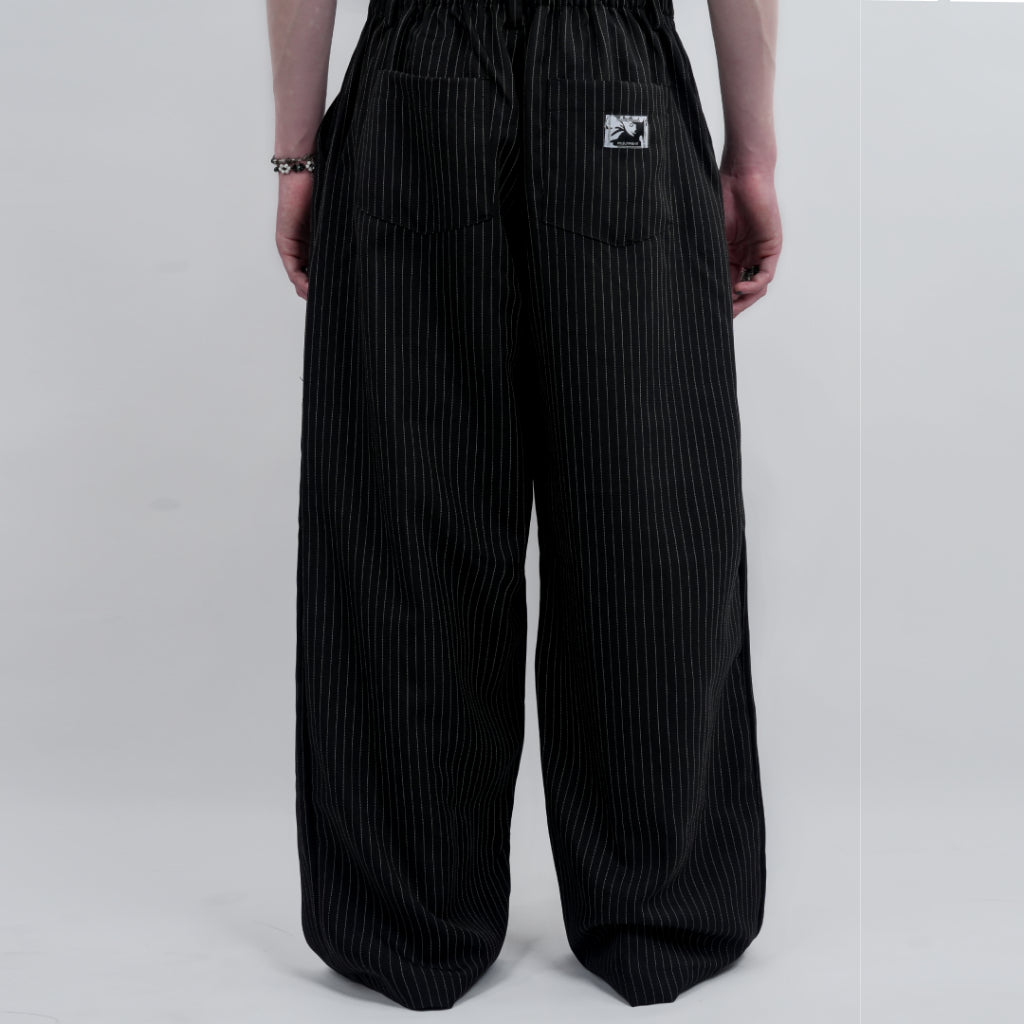 Slacks On Time Striped Outside Work Hours | Celana Panjang | Unisex