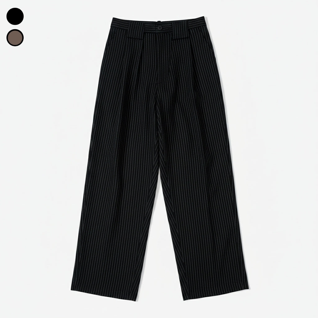 Slacks On Time Striped Outside Work Hours | Celana Panjang | Unisex