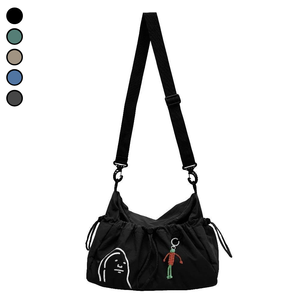 Sling Bag Hiding Peanut Black Peanut Stain | Tas Selempang | Unisex