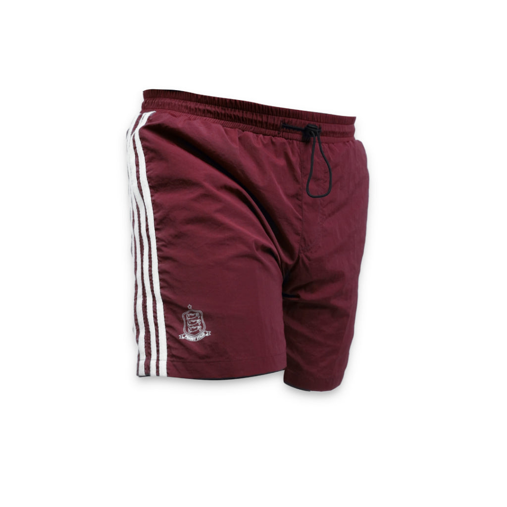 Shorts Nut Running Maroon Nylon Peanut Stain | Celana Pendek | Unisex