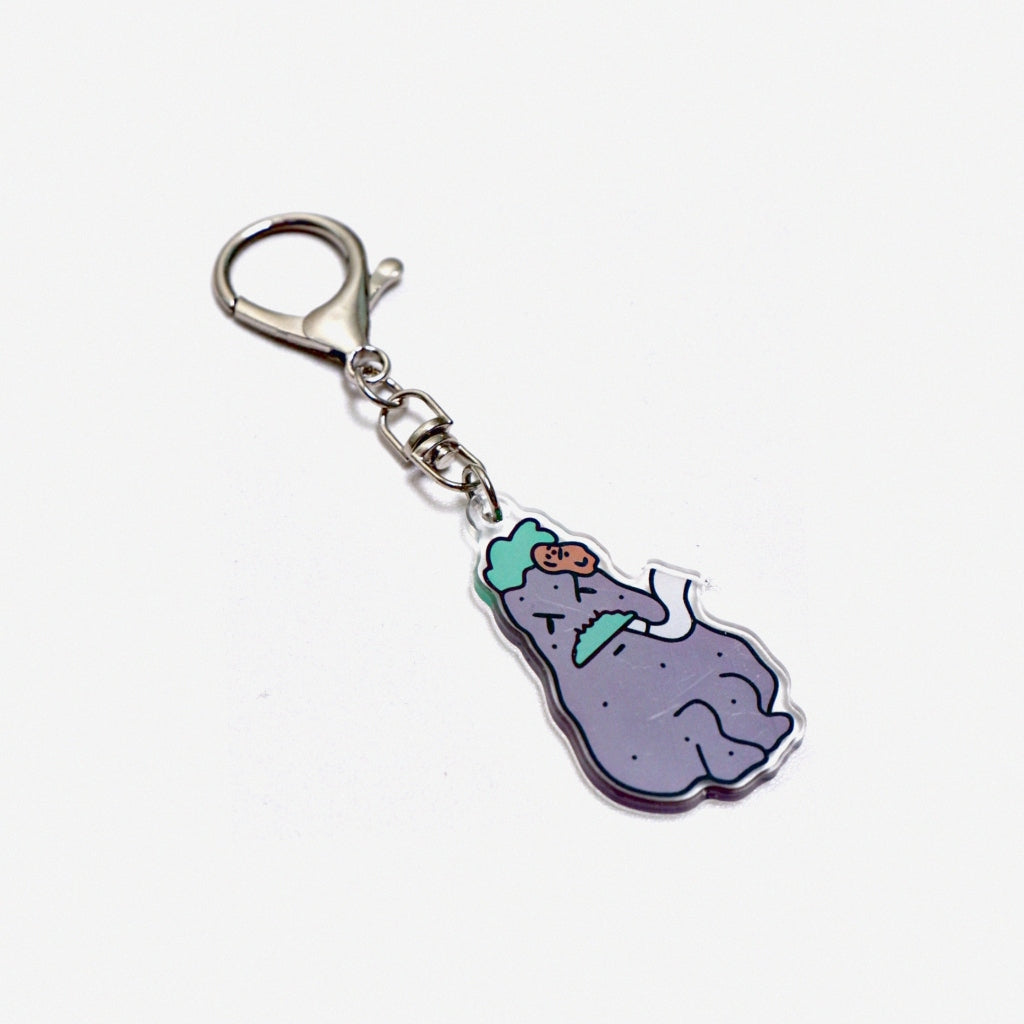 Keychain Character Peanut Stain | Gantungan Kunci | Unisex