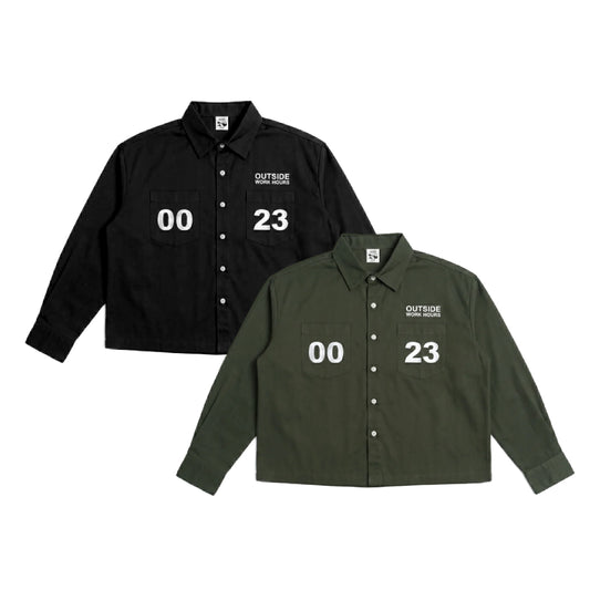 Boxy Work Shirt Morning Shift Outside Work Hours | Kemeja kerja | Unisex