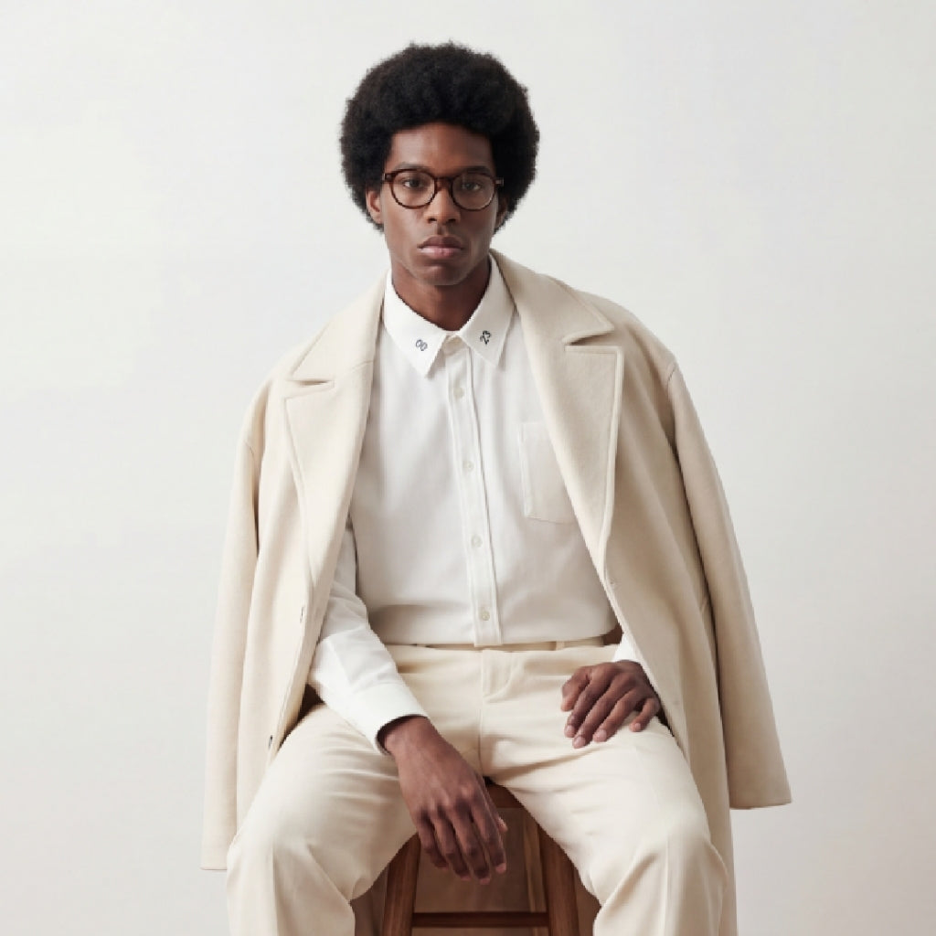 Boxy Shirt Time to Time Oxford Outside Work Hours | Kemeja | Unisex