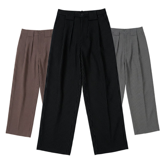 Slacks On Time Striped Outside Work Hours | Celana Panjang | Unisex