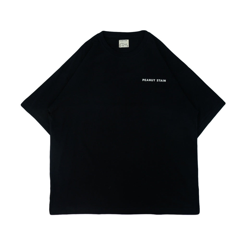 Oversized Tshirt Big Logo Black Peanut Stain | Kaos | Unisex